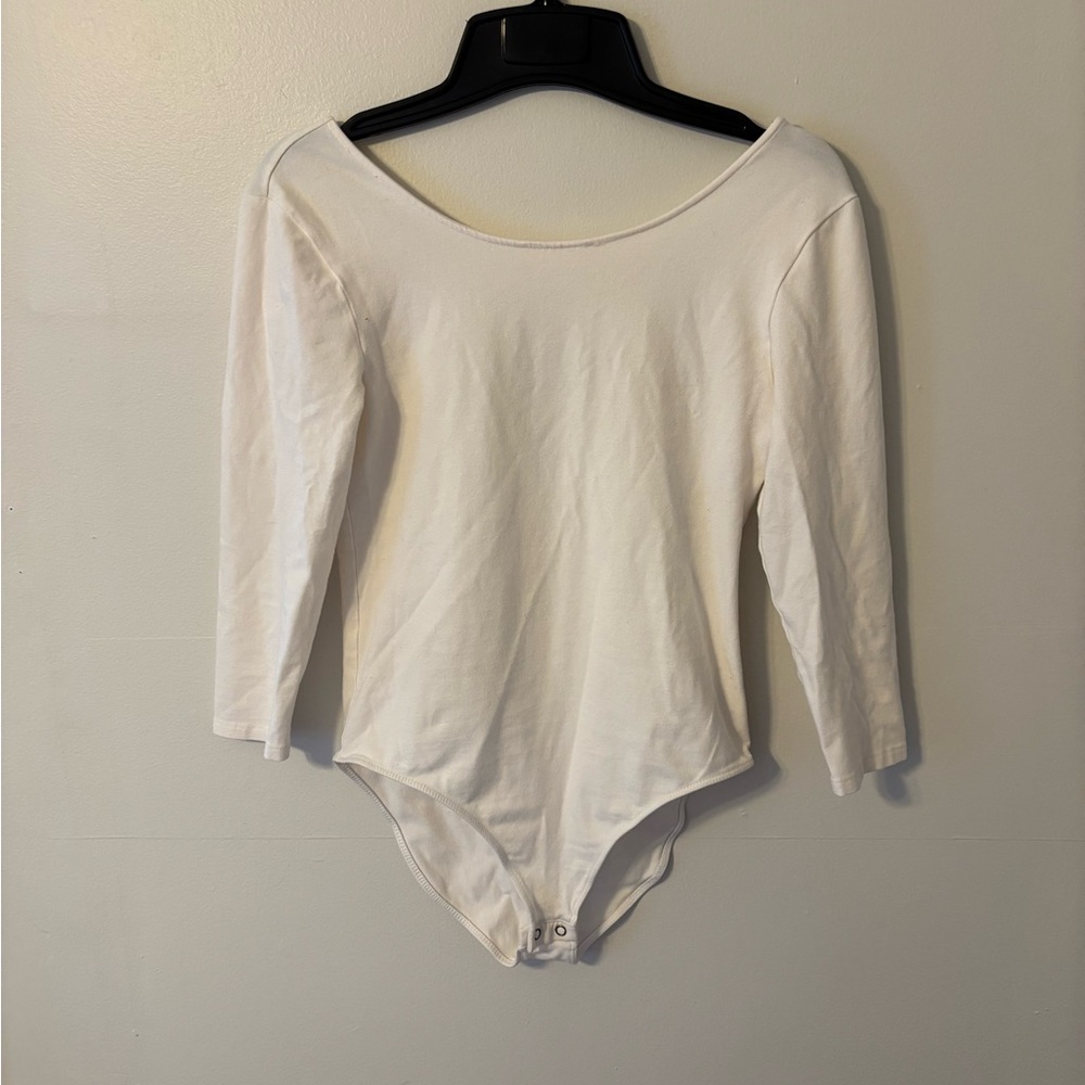 White Women's Bodysuit Top